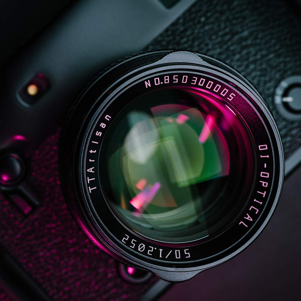 Ttartisan 50Mm F1.2 Aps C Manual Focus Lens For Sony E Mount Camera Like A5000 A5100 A6000 A6100 A6300 A6400 A6500 A6600 Nex 3 Nex 3N Nex 3R Nex 5T Nex 5R Nex 5 Nex 5N Nex 7 Nex 5C Black
